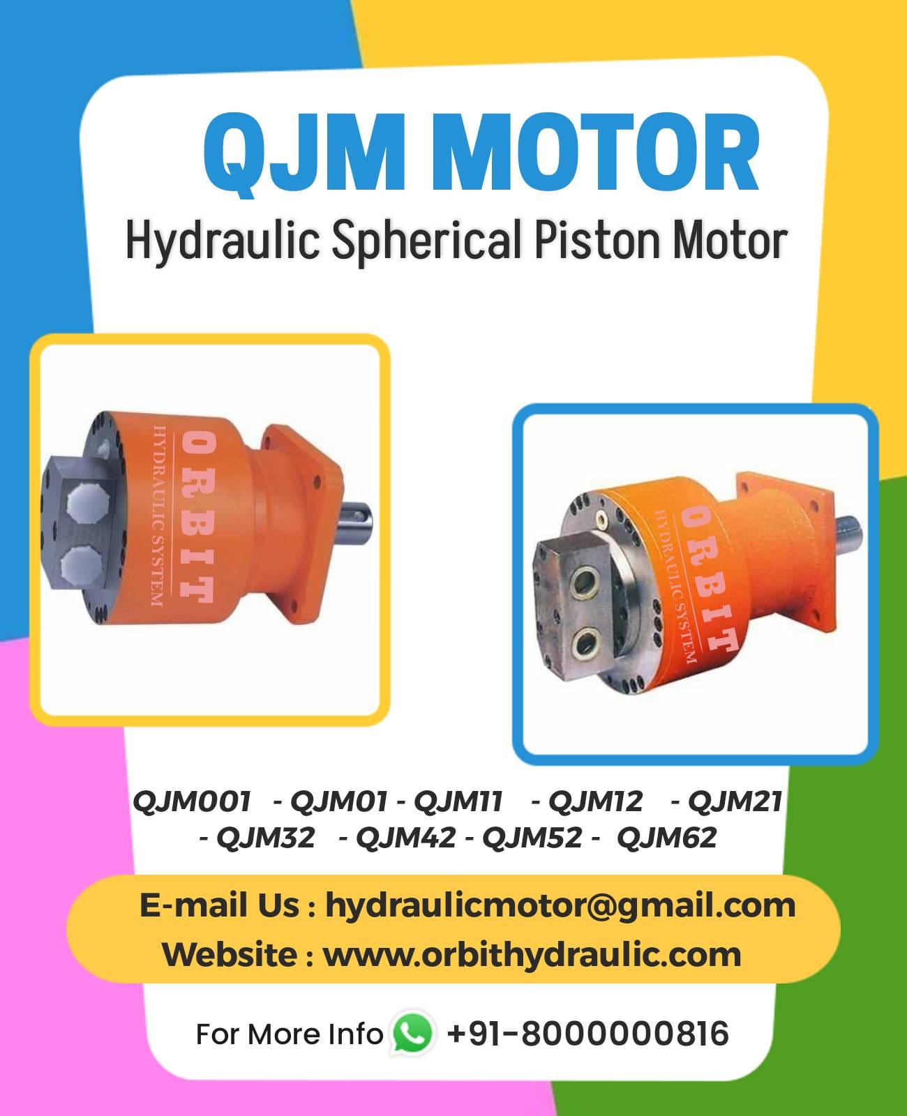 QJM Spherical Piston Hydraulic Motor Manufacturer in Ahmedabad Mumbai Pune Chennai Bangalore Hyderabad Delhi Ghaziabad India QJM Spherical Piston Hydraulic Motor Manufacturer in Ahmedabad Mumbai Pune Chennai Bangalore Hyderabad Delhi Nashik Kolkata Nagpur Coimbatore India